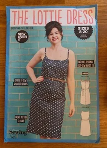SEWING PATTERN - Delia Simply Sewing Pattern The Lottie Dress Sizes 8-20 - Picture 1 of 2