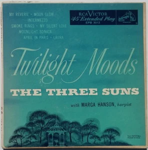 THREE SUNS - twilight moods - Vinyl 2x 7" Single 45 RPM RCA Records EPB 3012 - Imagen 1 de 7