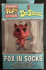 Funko Pop Dr Seuss Fox In Socks Pocket Keychain Mini 2"