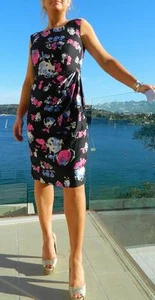 Vestido Pin Up Retro Rockabilly Vintage Alta Costura Años 50 Original Raro - Imagen 1 de 6