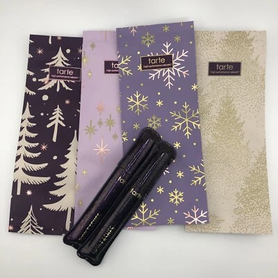 (2)Tarte Lights, Camera, Lashes 0.24oz 4-in-1 Mascara Shiny Purple +Gift Bag - Image 1 of 2
