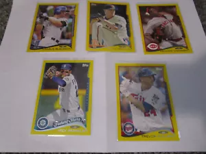 (5) 2014 Topps Yellow Baseball Cards - Picture 1 of 1