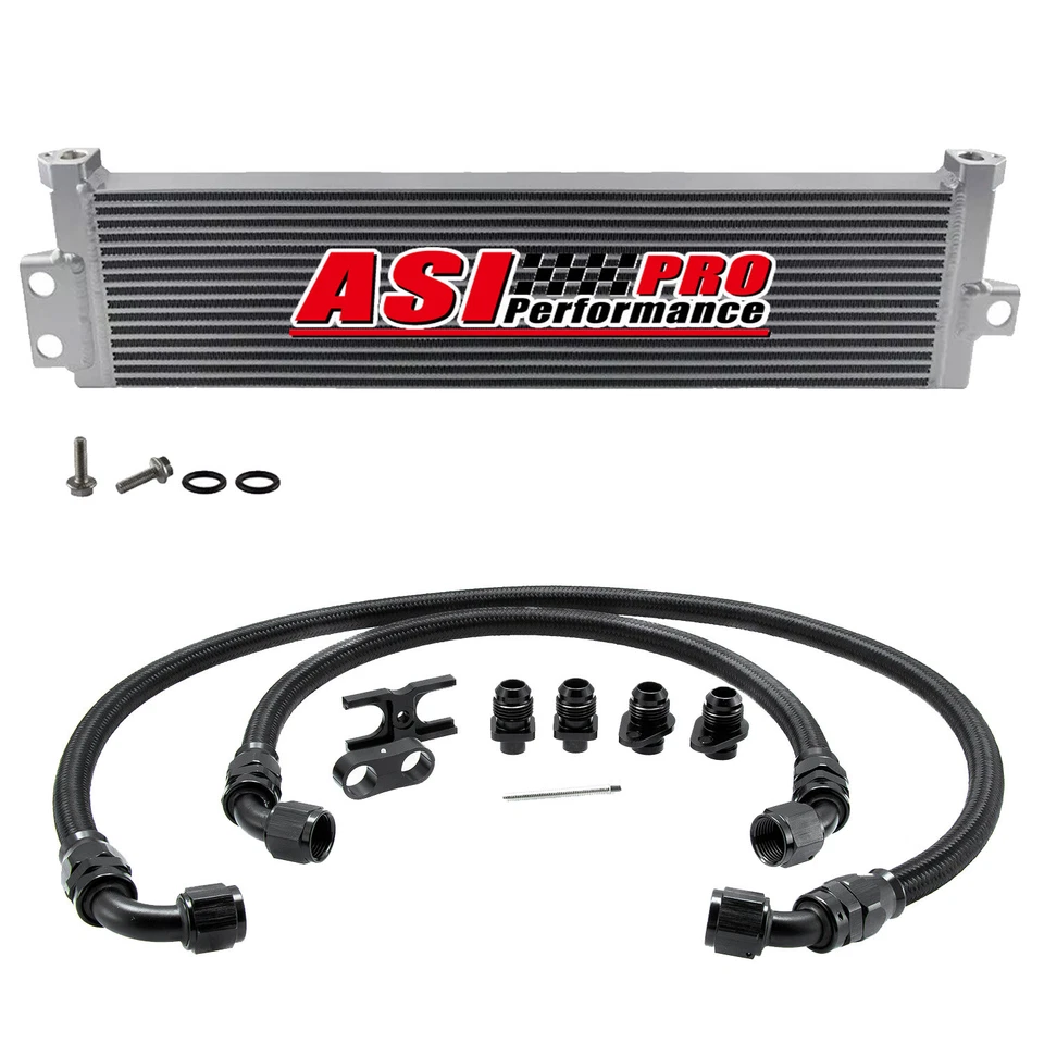 Aluminum Oil Cooler+Line Kits for 2015-2020 BMW M3 M4 M2 S55 F80 F82 F83 F87,F8X Foto 1 de 4