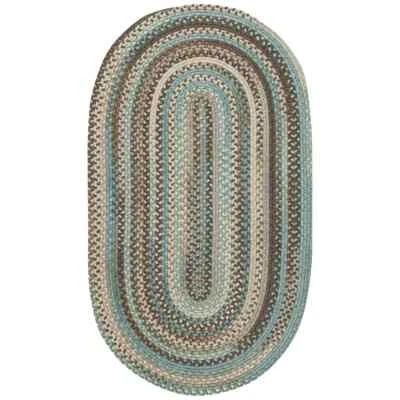 Capel Rugs Wool Kill Devil Hill Country Oval Braided Area Rug Prairie 700 - Image 1 of 4