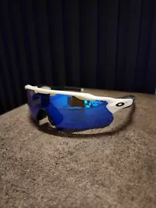 Oakley Radar Marco Blanco Azul Prizm Lente de Carretera Ciclismo Deportes Aire Libre Nuevo - Imagen 1 de 4