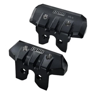 GPM Racing Aluminum 7075-T6 Front & Rear Bumper Black for 1/8 Traxxas Sledge - Picture 1 of 1