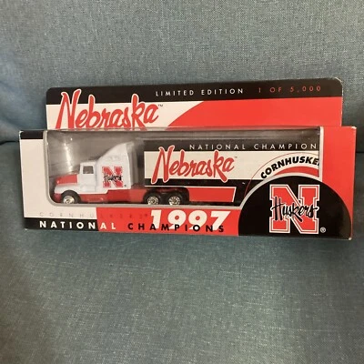 1997 NEBRASKA CORNHUSKERS NATIONAL CHAMPIONS TRAILER WHITE ROSE COLLECTIBLES - Image 1 of 4