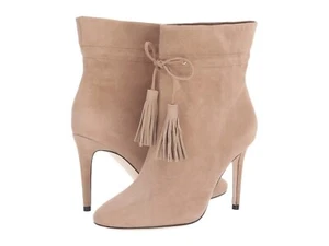 Kate Spade New York Dillane Pointed Toe Suede High-Heel Bootie Size 9.5M Natural - Picture 1 of 12