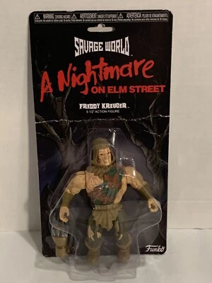 A Nightmare On Elm Street Savage World FREDDY KREUGER Figure Funko Package Wear - Image 1 of 4
