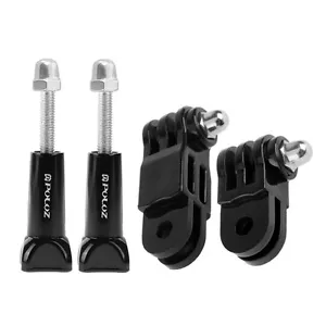 Puluz Adjustable 3-Way Pivot Arm With 2 Long Screws For GoPro/DJI/Gamin Cameras - Picture 1 of 5