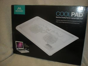 MERKURY Dual-Fan Square Notebook Cooling Pad (Black) - Picture 1 of 4