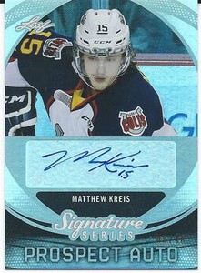 2015 ITG Leaf Signature Series MATTHEW KREIS # SP-MK1 Autograph 08/40