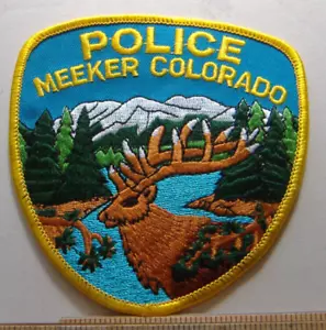 MEEKER POLICE COLORADO FABRIC PATCH - Picture 1 of 1