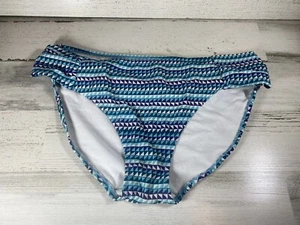 PANACHE Nina SW1069 Geometric Blue White Swim Bottom, US 2X-Large - Picture 1 of 5