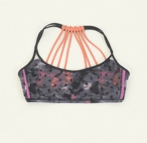 Sujetador deportivo Lululemon 8 colorido estampado abstracto con tiras espalda deportiva ropa deportiva - Imagen 1 de 4