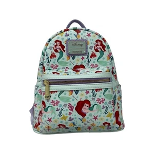 Loungefly Disney Little Mermaid All-Over-Print Exclusive Mini Rucksack - Bild 1 von 5