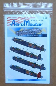 1/72 AEROMASTER LANCASTER B Mk.I Mk.III BOMBERS AT WAR PART 1 DECAL SHEET 72-223 - Bild 1 von 2