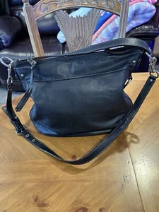 Bolso de hombro Coach Zoe F14706 Zoe de cuero negro - Imagen 1 de 9