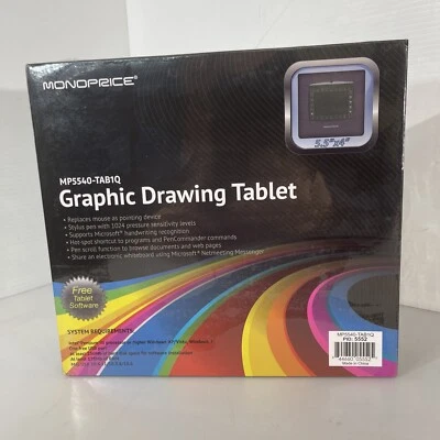 MONOPRICE MP5540-TAB1Q GRAPHIC DRAWING TABLET 5.5"x4" - Image 1 of 4