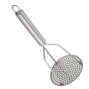 Edelstahl Kartoffel Stampfer mit  für Cremige Kartoffel PüRee GemüSe F4763 - Bild 1 von 6