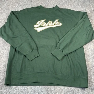 Notre Dame Fighting Irish Sweatshirt Mens Large NCAA College Adidas Crewneck Pul - Picture 1 of 6