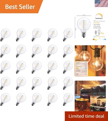 G40 Led Replacement Light Bulbs 1W Shatterproof Globe Bulb fits E12 or C7 Can... - Image 1 of 4