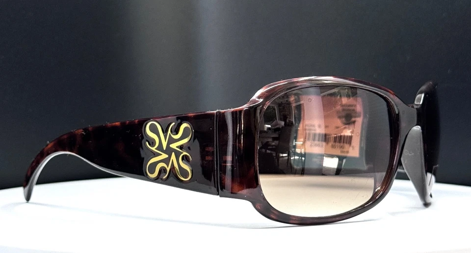 Gafas de sol VERA WANG marrón tortuga para mujer clásicas envolventes borde completo SOLO MARCOS Foto 1 de 4