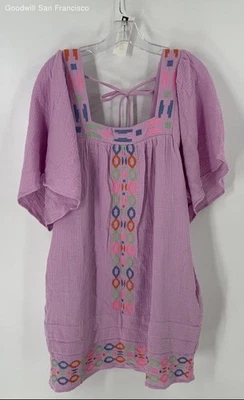 Nuevo con etiquetas Mini Vestido Corto Davi & Dani Para Mujer Multicolor Un Suave Talla M Foto 1 de 4