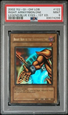Yu-Gi-Oh! TCG 2002 Right Arm Of The Forbidden One Lob-122 PSA 9 WAVY - Image 1 of 2