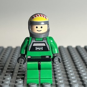 LEGO Star Wars Rebel Pilot A-Wing Minifigure Green Jumpsuit sw0031a 6207 - 1J