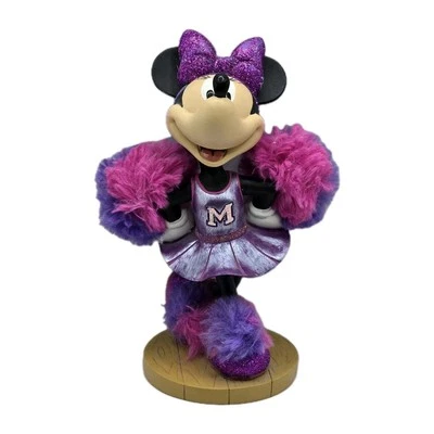 Disney Parks - Minnie Mouse - 6.5" Cheerleader Bobble Head - Ceramic Figure - Image 1 of 4