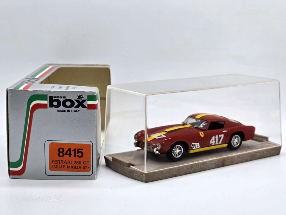 Ferrari 250 GT Mille Miglia 57 - 8415 BOX Model Made in Italy 1:43 1/43 - Immagine 1 di 1