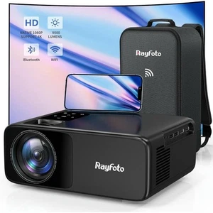 Rayfoto 9500L, Proyector Full HD Native 1920 x 1080P, proyector Bluetooth WiFi, - Foto 1 di 9