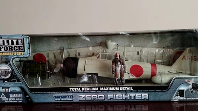 BBi Elite Force 1/18th GRAN escala Japonés Zero Fighter modelo Caja Azul Juguetes Foto 1 de 4
