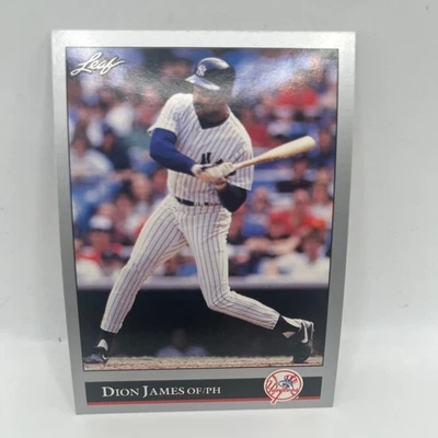 Dion James Yankees 1992 Leaf Series 2 #365 Baseball Card - Image 1 of 2
