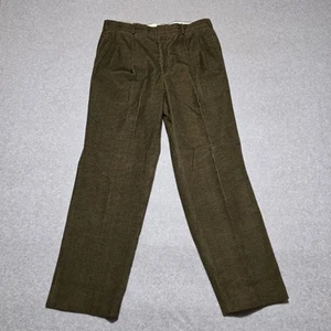 Pantalones plisados vintage Corbin para hombre 34x30 marrón fuera del puño pantalones OTC - Imagen 1 de 14