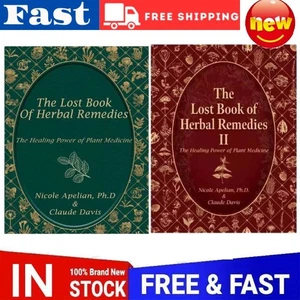 The Lost Of Book Herbal RemediesThe Power of 800 Plants Medicine A5 Size- - Imagen 1 de 19