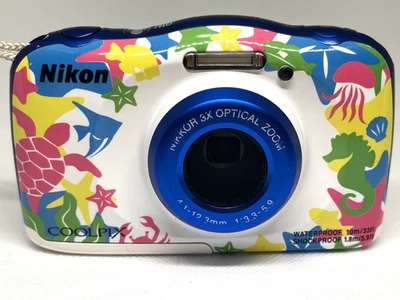 Nikon COOLPIX W100 Digital Camera Kids Marine - Image 1 of 4