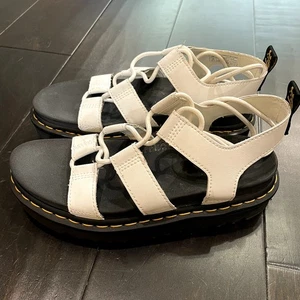 Doc Dr. Martens Nartilla Gladiator Sandal White Women's Size 7 - Picture 1 of 6