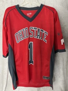 OHIO STATE BUCKEYES AUTHENTIC APPAREL #1 Ohio State MESH JERSEY SZ X-Large - Picture 1 of 9