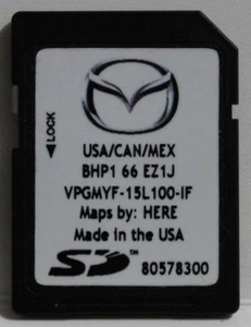 Mazda CX-5 CX-9 Miata 2018 2019 Factory NAV Navigation Map SD Card BHP166EZ1J - Picture 1 of 2
