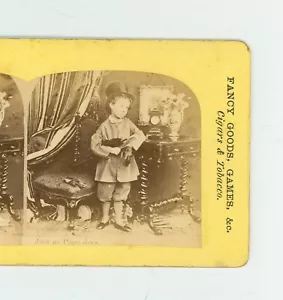 B6179 Veduta pubblicitaria sentimentale, bambino vestito da papà D - Foto 1 di 2