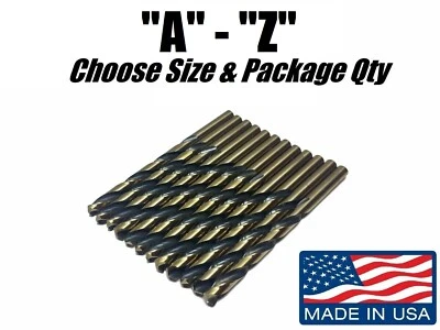 A - Z Letter Bits Norseman Viking USA Drill Bit Super Premium 135deg Split Point