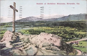 Riverside, Calif.-The Cross at the summit of Rubidoux Mountain - 1916 - Picture 1 of 2