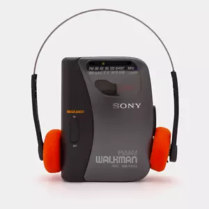 Sony Walkman WM-FX123, schwarz, generalüberholt - Bild 1 von 8