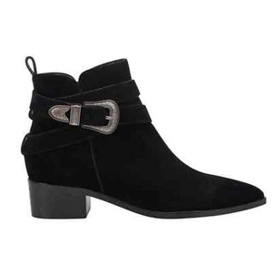 Botas occidentales para mujer Marc Fisher Mlyandi de cuero negro gamuza 6,5 ¡EE. UU.! - Imagen 1 de 8