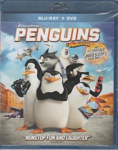 "PENGUINS OF MADAGASCAR: THE MOVIE" BLU-RAY/DVD SEALED BRAND NEW 2 DISC SET 2014 - Picture 1 of 2