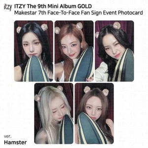 ITZY 9th Mini Album GOLD Makestar 7th Fan Sign Event Benefit Photocard KPOP - Picture 1 of 17