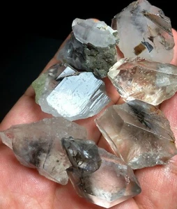 74g 7 NATÜRLICHER Brookite in Quarz Silber Rutil Libelle Quarz Wunder Mineral  - Bild 1 von 7