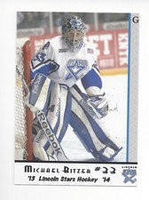 2013-14 Lincoln Stars (USHL) Michael Bitzer (goalie)